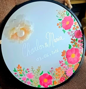 Dessirêve Illustrations peinture sur miroir décoration personnalisée de mariage peinture sur miroir décoration personnalisée peinture sur miroir décoration personnalisée 0 Dessirêve Illustrations peinture sur miroir décoration personnalisée