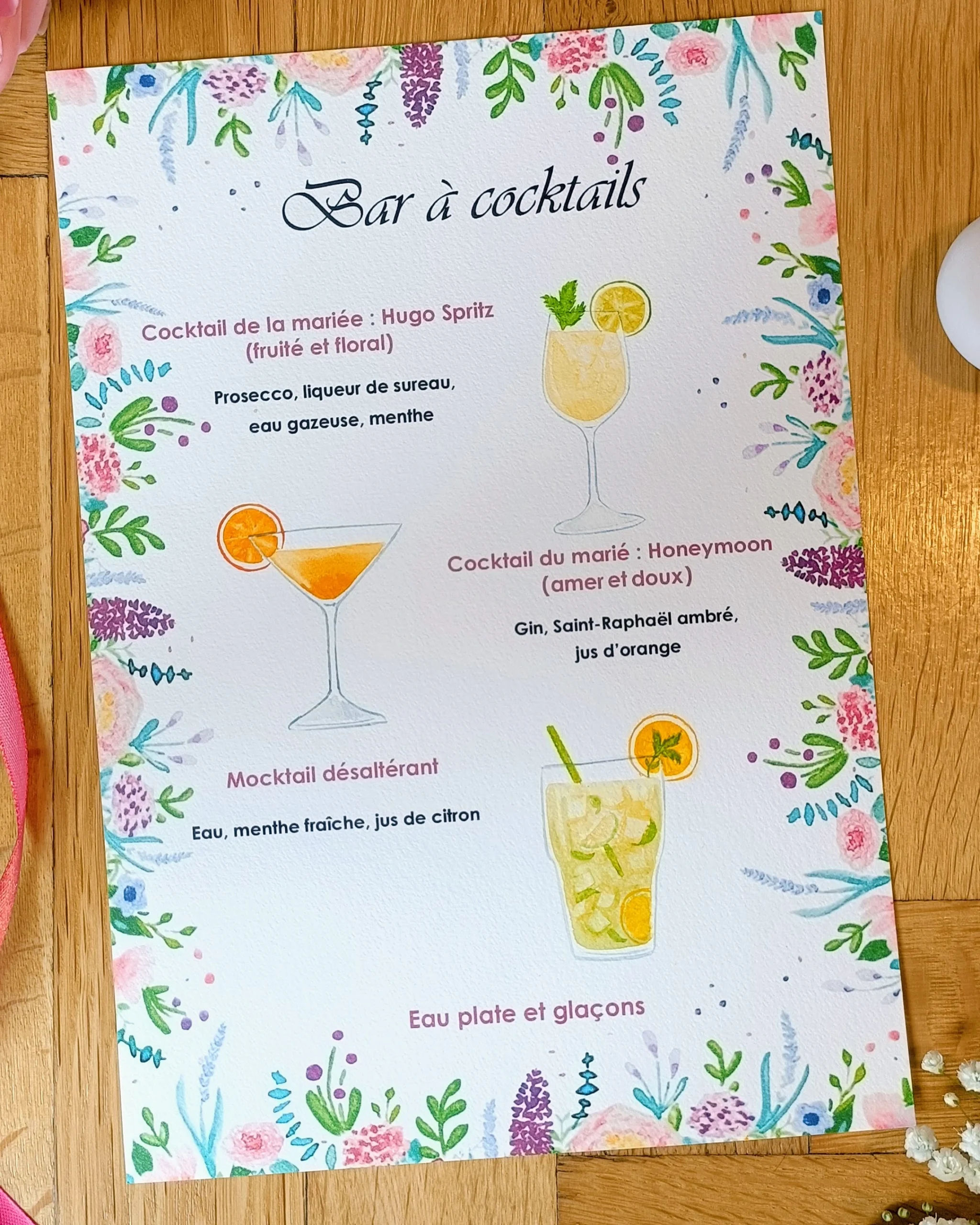 Dessirêve Illustrations Cocktails peint la main Cocktails peint la main 0 Dessirêve Illustrations Cocktails peint la main
