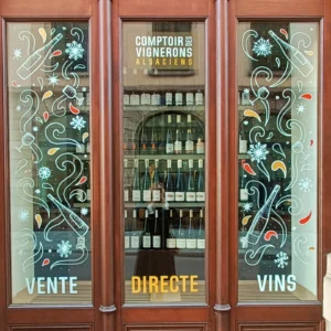 Dessirêve Illustrations Vitrine vignerons strasbourg Vitrine vignerons strasbourg 0 Dessirêve Illustrations Vitrine vignerons strasbourg