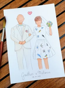 Dessirêve Illustrations portraits mariés aquarelle portraits mariés aquarelle 0 Dessirêve Illustrations portraits mariés aquarelle