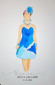 Dessirêve Illustrations Portrait aquarelle mariage Portrait aquarelle mariage 0 Dessirêve Illustrations Portrait aquarelle mariage